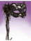 Deluxe Retro Black Venetian Carnival Eye Half Mask Sequin Large Flower
